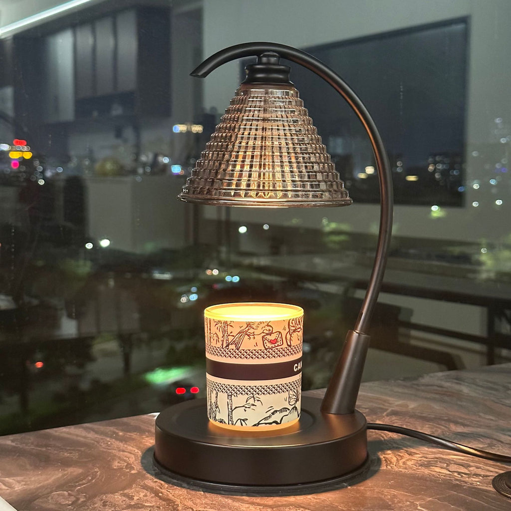 Glass Flameless Wax Melting Lamp