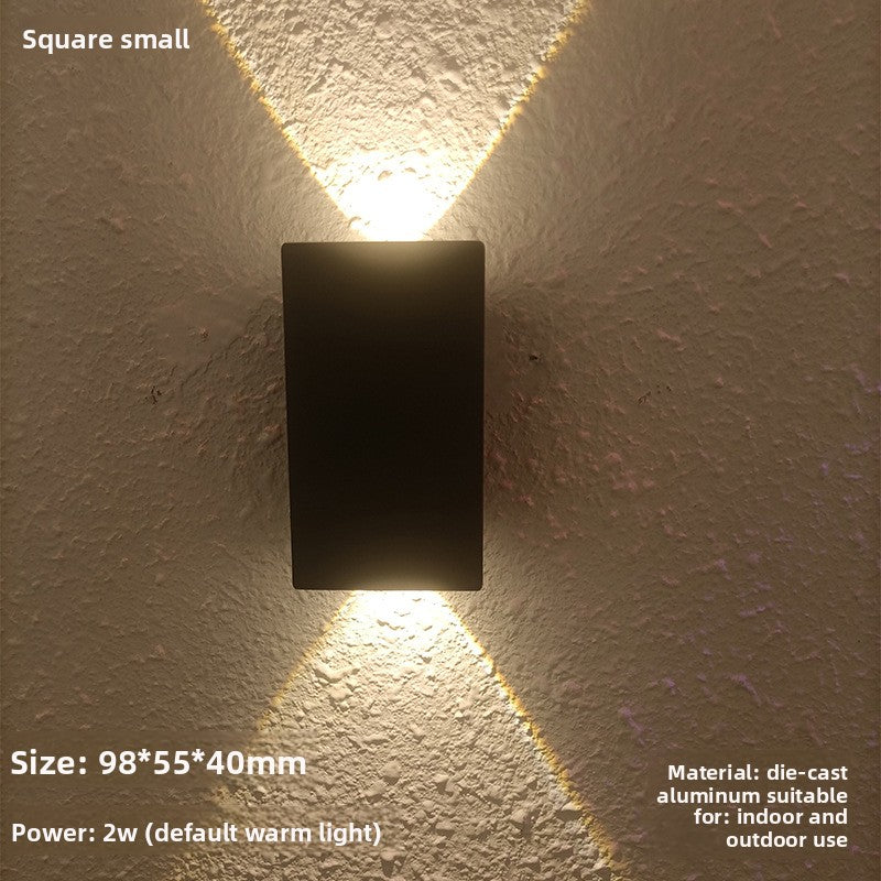 Long strip wall lamp