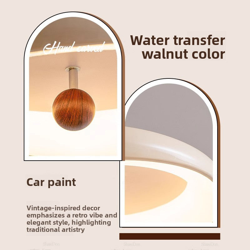 Retro French Style LED Ceiling Lamp with Smart Dimming