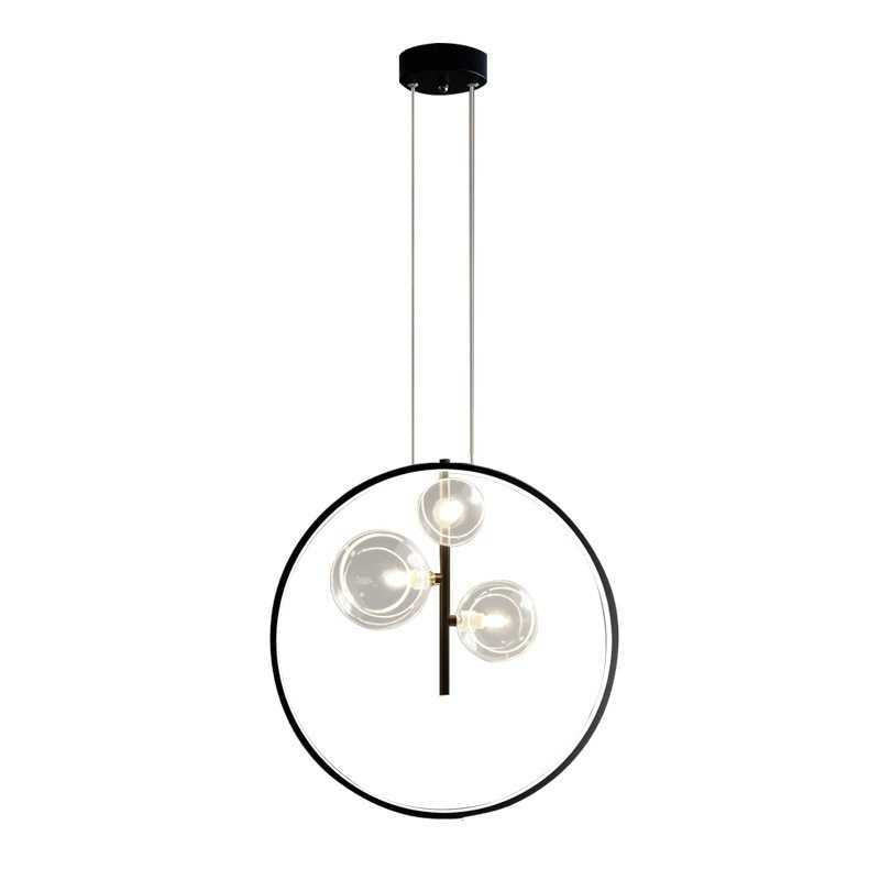 Glass Chandelier Lamp