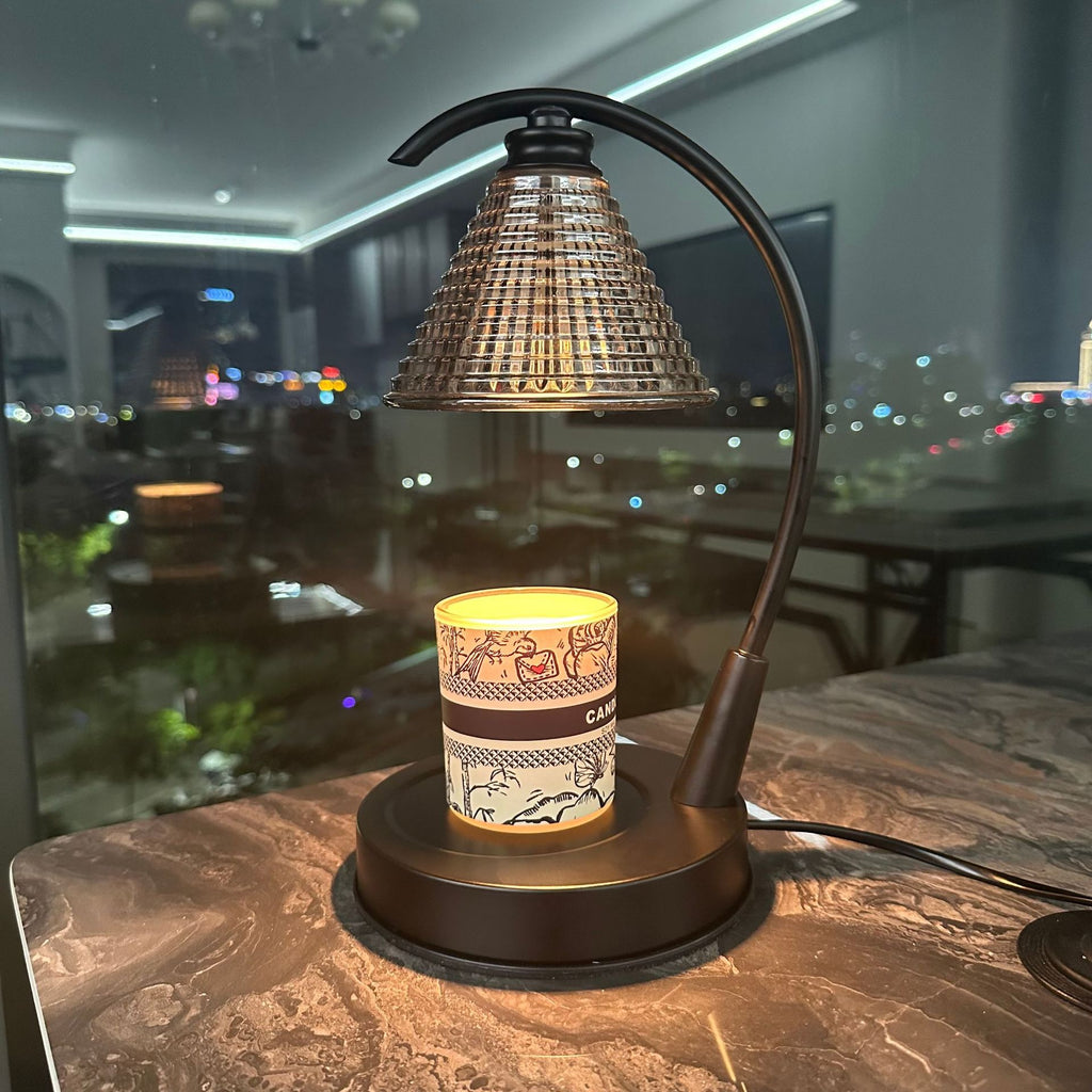 Glass Flameless Wax Melting Lamp