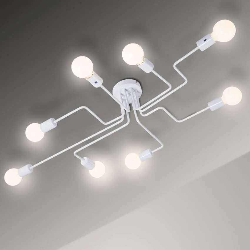 Modern Retro Iron Ceiling Lamp