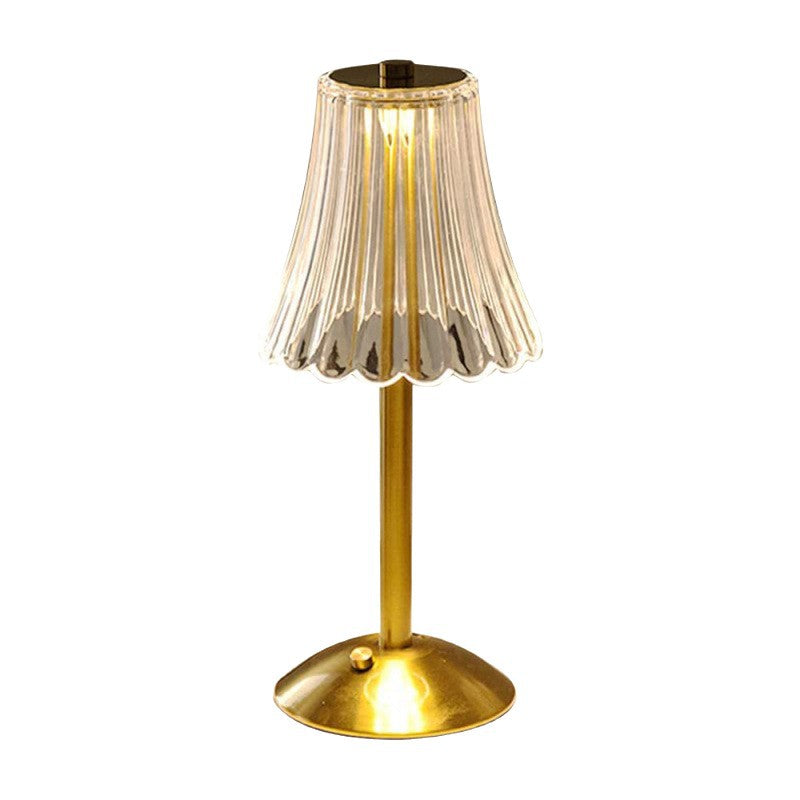 Antique bronze rechargeable desk lamp
