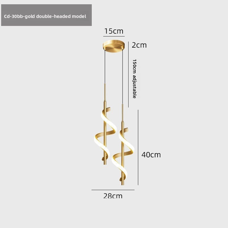 Modern LED Chandelier Minimalist Hanging Lamp