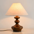 Wooden table lamp