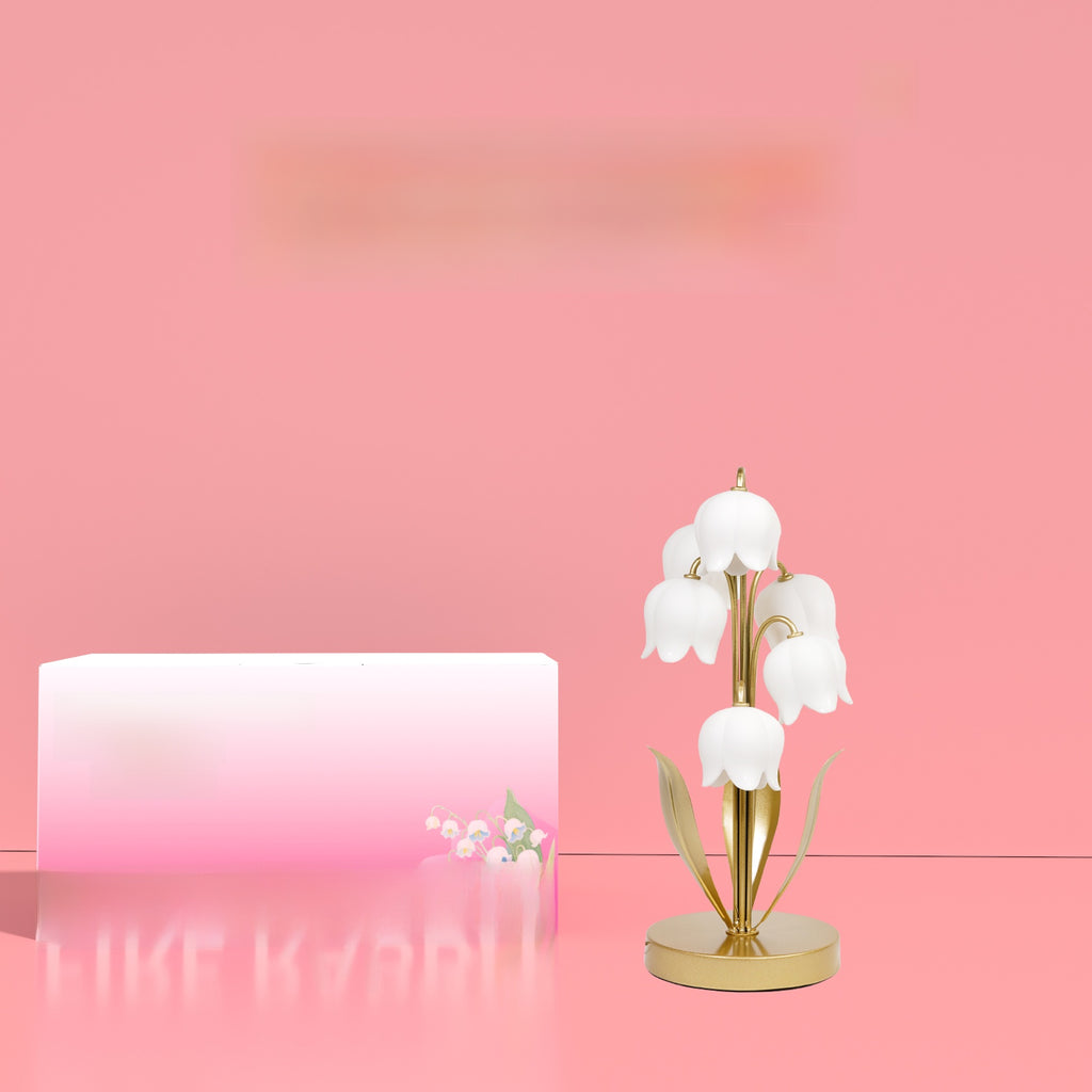 Lily of the Valley Table Lamp with Remote Dimming