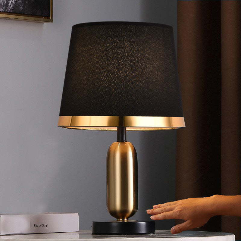 European Retro Table Lamp Touch Control Nightstand Light