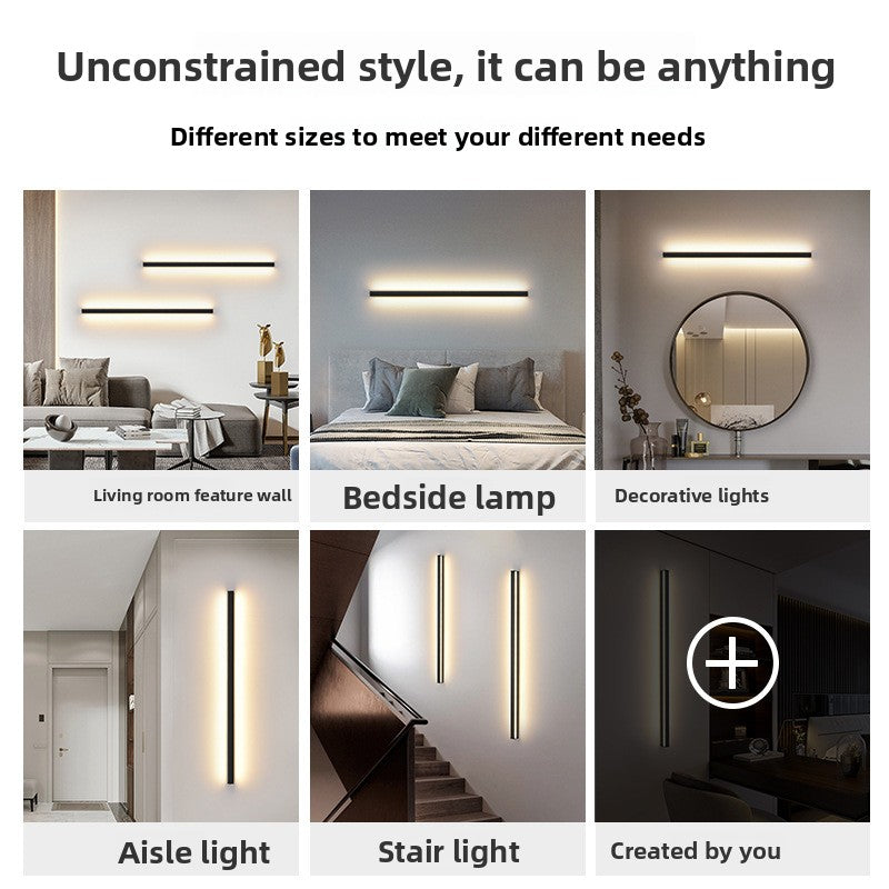 Minimalist Linear LED Wall Lamp
