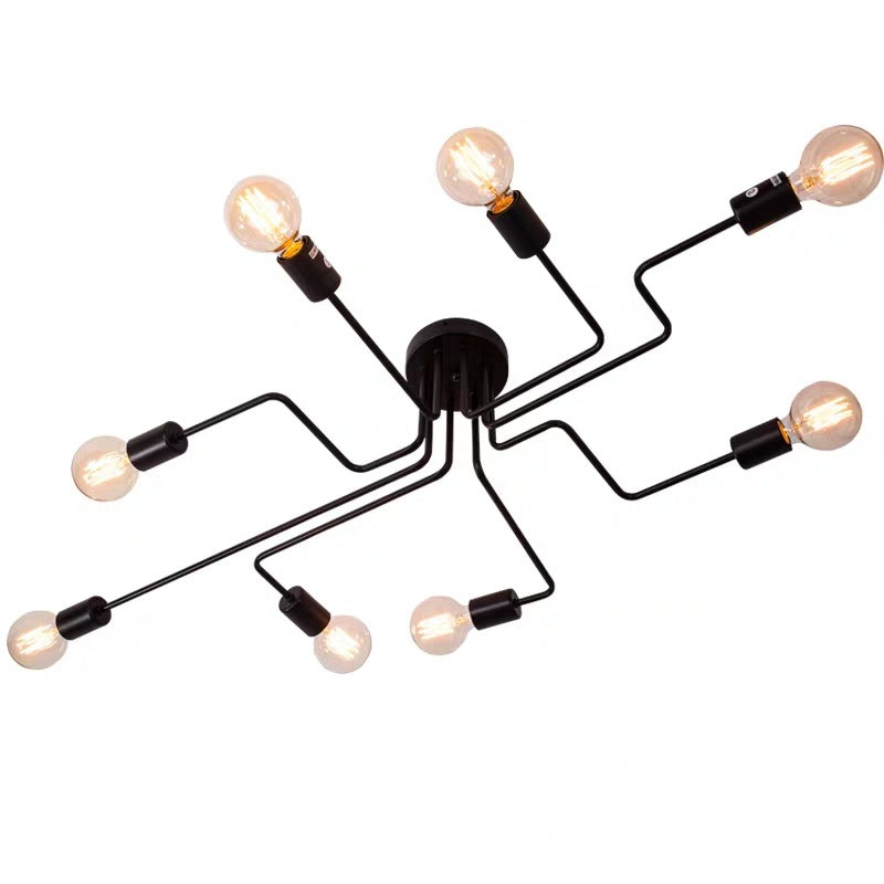 Modern Retro Iron Ceiling Lamp