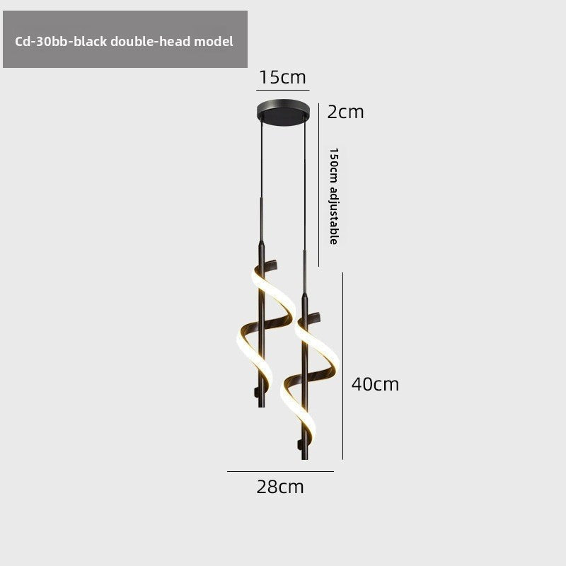 Modern LED Chandelier Minimalist Hanging Lamp