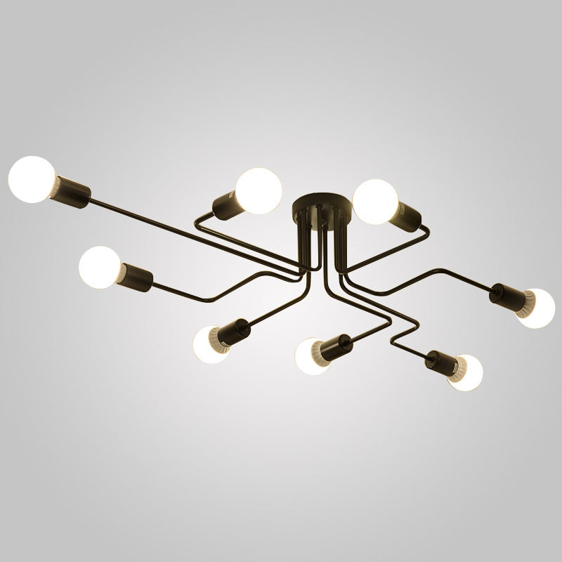 Modern Retro Iron Ceiling Lamp